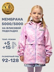 Ветровка 4л3025 розовый оптом от производителя NIKASTYLE