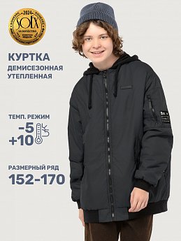 Куртка 4м5725 черный оптом от производителя NIKASTYLE