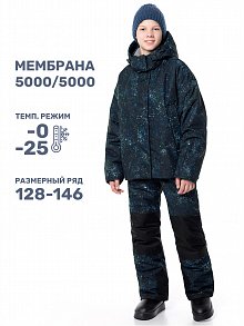 Костюм 7з6124 черный/бирюза оптом от производителя NIKASTYLE