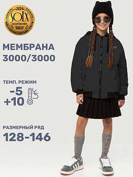 Куртка 4м4225 черный оптом от производителя NIKASTYLE