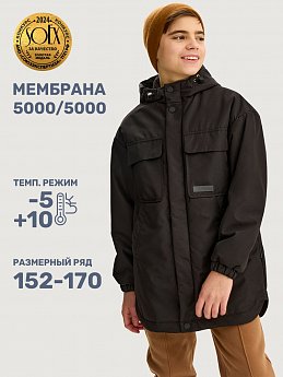 Куртка 4м6725 черный оптом от производителя NIKASTYLE