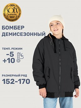 Куртка 4м4425 черный оптом от производителя NIKASTYLE