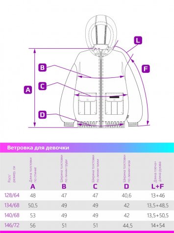 Ветровка 4л8824 пудра оптом от производителя NIKASTYLE