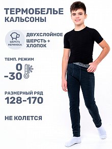 Кальсоны 2т11324 синий меланж оптом от производителя NIKASTYLE