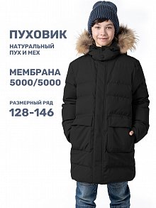 КУРТКА пуховая 4з8124 черный оптом от производителя NIKASTYLE