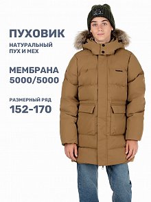 КУРТКА пуховая 4з8324 кэмел оптом от производителя NIKASTYLE